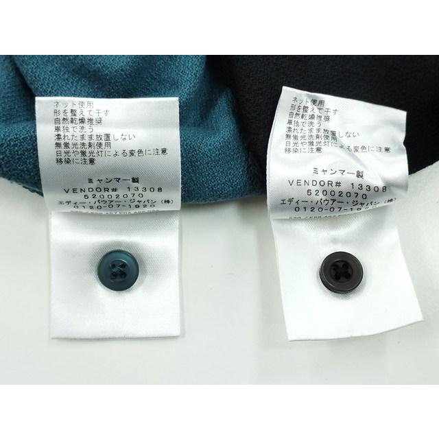 P239 [未使用品] Eddie Bauer エディーバウアー ポロシャツ PXL ブラック ブルー系 レディース | ★ |  | 04