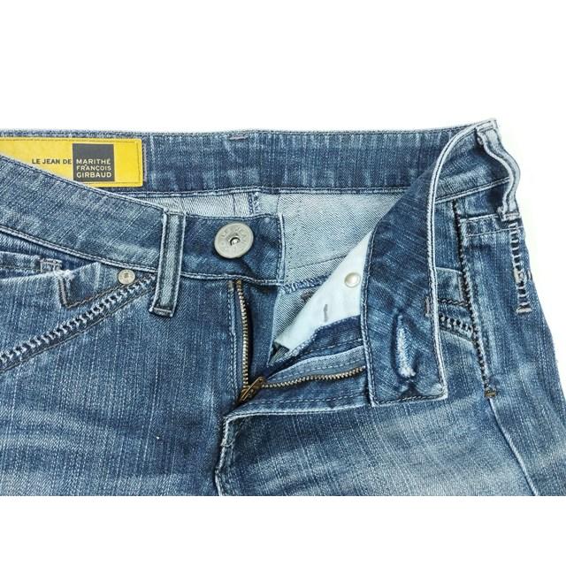 P252 [人気] MARITHE FRANCOIS GIRBAUD マリテフランソワジルボー クロップドデニムパンツ S インディゴ レディース | ★ |  | 04