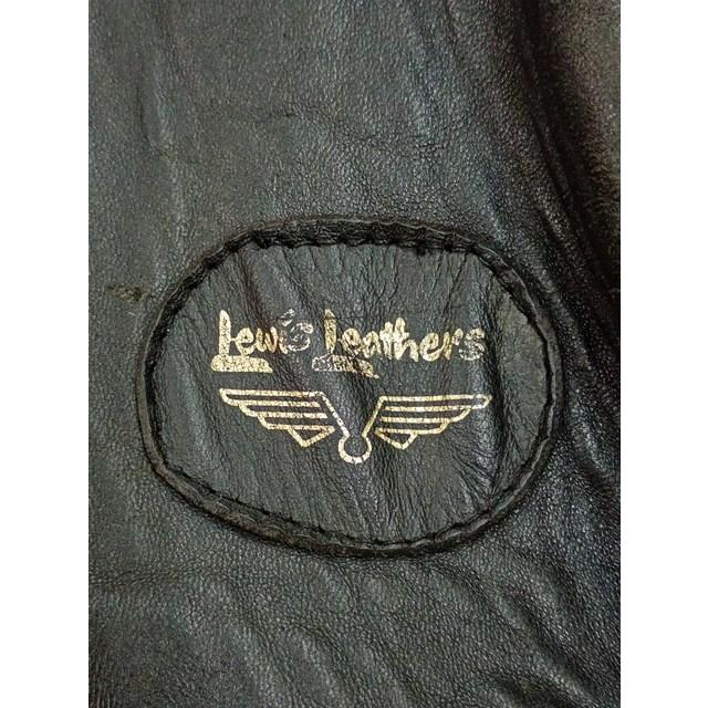 P292 [人気] Lewis Leathers ルイスレザーズ ライダースジャケット 44 ブラック 70s ELECTRA ダブル | ★ |  | 03
