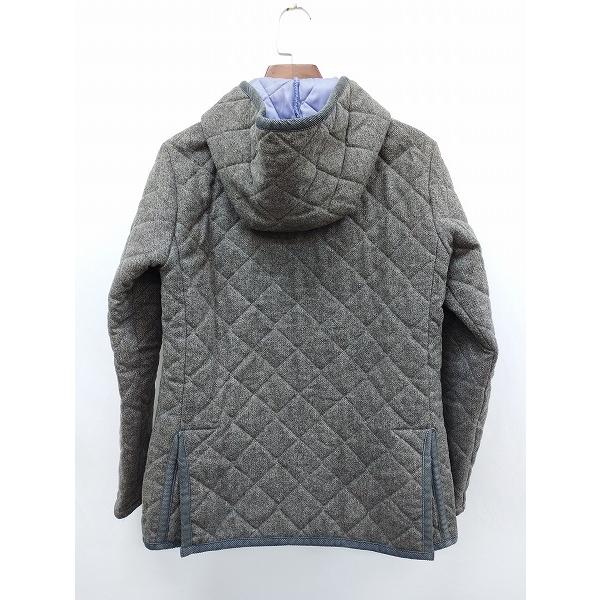 P307 [人気] LAVENHAM ラベンハム キルティングジャケット 36 グレー系 ウール100% レディース | ★ |  | 01