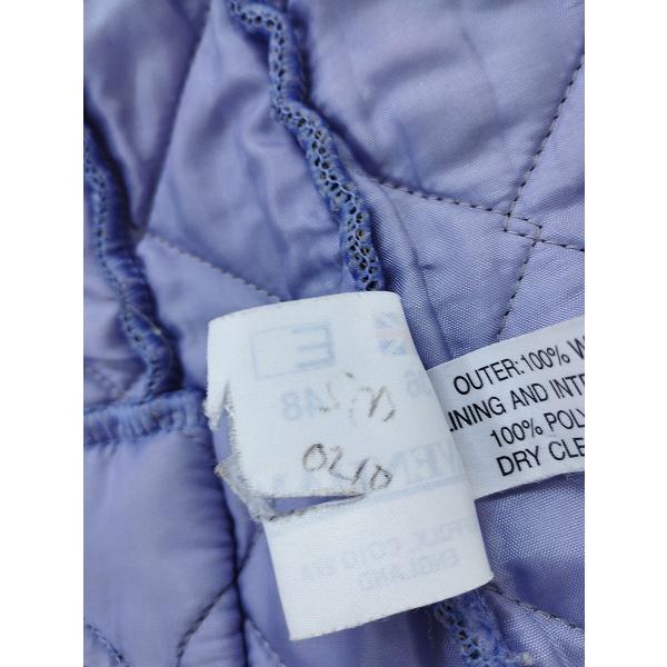 P307 [人気] LAVENHAM ラベンハム キルティングジャケット 36 グレー系 ウール100% レディース | ★ |  | 04