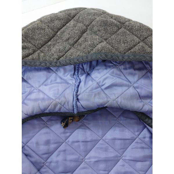 P307 [人気] LAVENHAM ラベンハム キルティングジャケット 36 グレー系 ウール100% レディース | ★ |  | 09