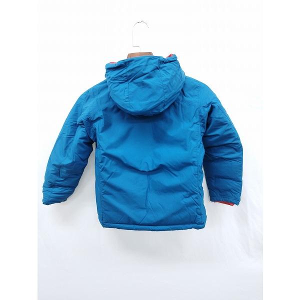 P313 [秋冬][人気] mont-bell モンベル ダウンジャケット 130 ブルー×オレンジ リバーシブル 1101554 キッズ 男の子 女の子 | ★ |  | 01