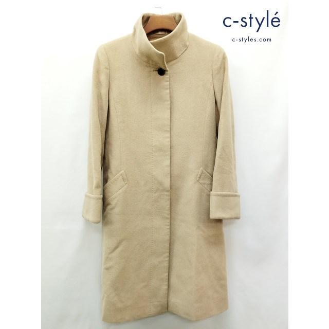 P366 [人気] Aquascutum アクアスキュータム メルトンコート 10 ベージュ系 日本製 1253385-83 レディース | ★ | 