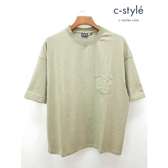 P574 [美品] 430 FOURTHIRTY フォーサーティ 半袖Tシャツ 0 カーキ系 S/S BIG TEE 21-009 | ★ | 