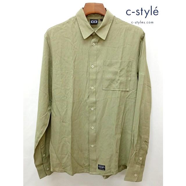P583 [人気] 430 FOURTHIRTY フォーサーティ 長袖シャツ 1 グリーン系 L/S SOFFY SHIRTS 21-004 | ★ | 