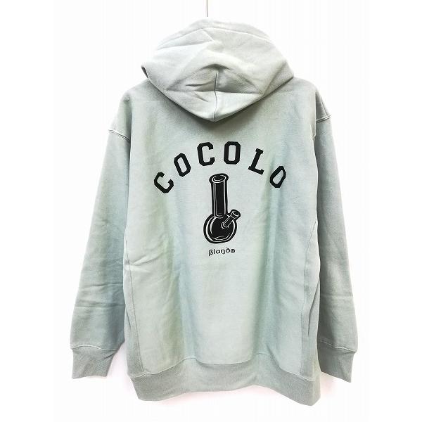 [人気] COCOLO BLAND ココロブランド パーカー XXL グリーン スウェット | ★ Q032 |  | 01