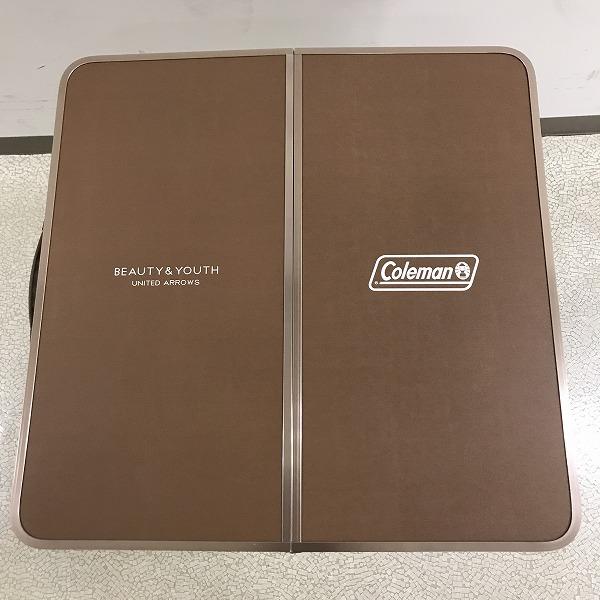 Coleman - U760 [人気] COLEMAN×BEAUTY&YOUTH コールマン×ビューティー&ユース 折りたたみテーブル バッグ付き | Y★ Coleman U760 [人気] COLEMAN×BEAUTY&YOUTH コールマン