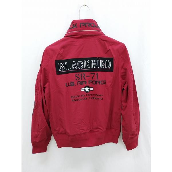 V352 [人気] AVIREX アヴィレックス ジャケット M レッド BLACK BIRD STAND ZIP JACKET 6202043 レディース | ★ |  | 01