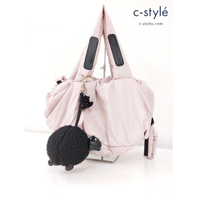 SEE BY CHLOE Y762 [人気] シーバイクロエ ハンドバッグ ピンク系 羊 