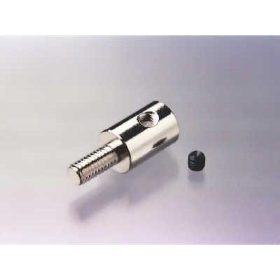 エンドネジ（オス）穴径3×ネジ3mm　外径8×全長21mm | 