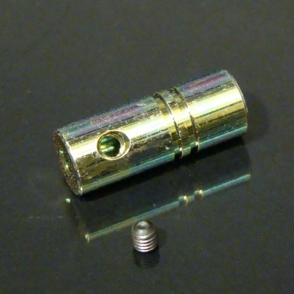 エンドネジ（メス）穴径3×ネジ3mm　外径8×全長21mm | 