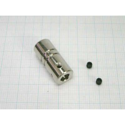 エンドネジ（メス）穴径5×ネジ5mm　外径10×全長23mm | 