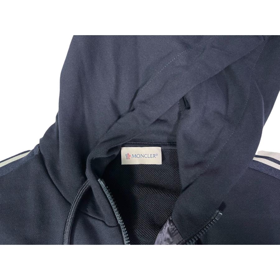 I308(M).. MONCLER モンクレール ダウン+ナイロンパーカ ロゴ メンズ 男 新品 ★ 778 ネイビー.の画像