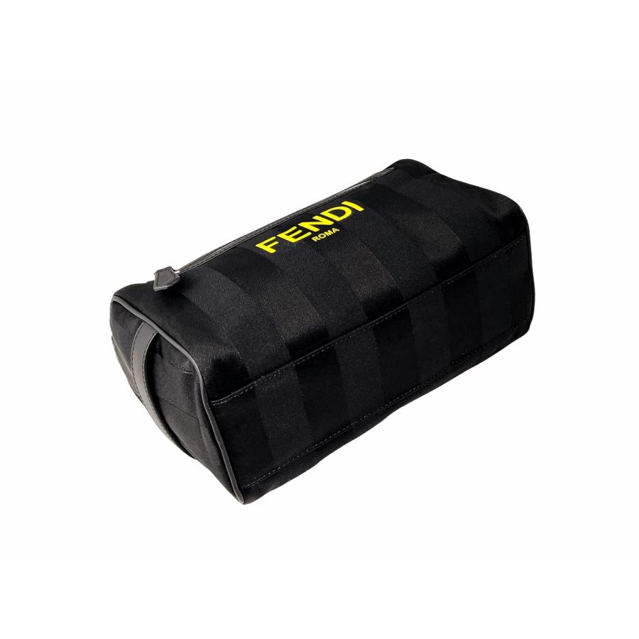 Fendi ブラック ロゴポーチ FENDI フェンディ ポーチ BEAUTY POUCH SMALL TESS.JACQUARD
