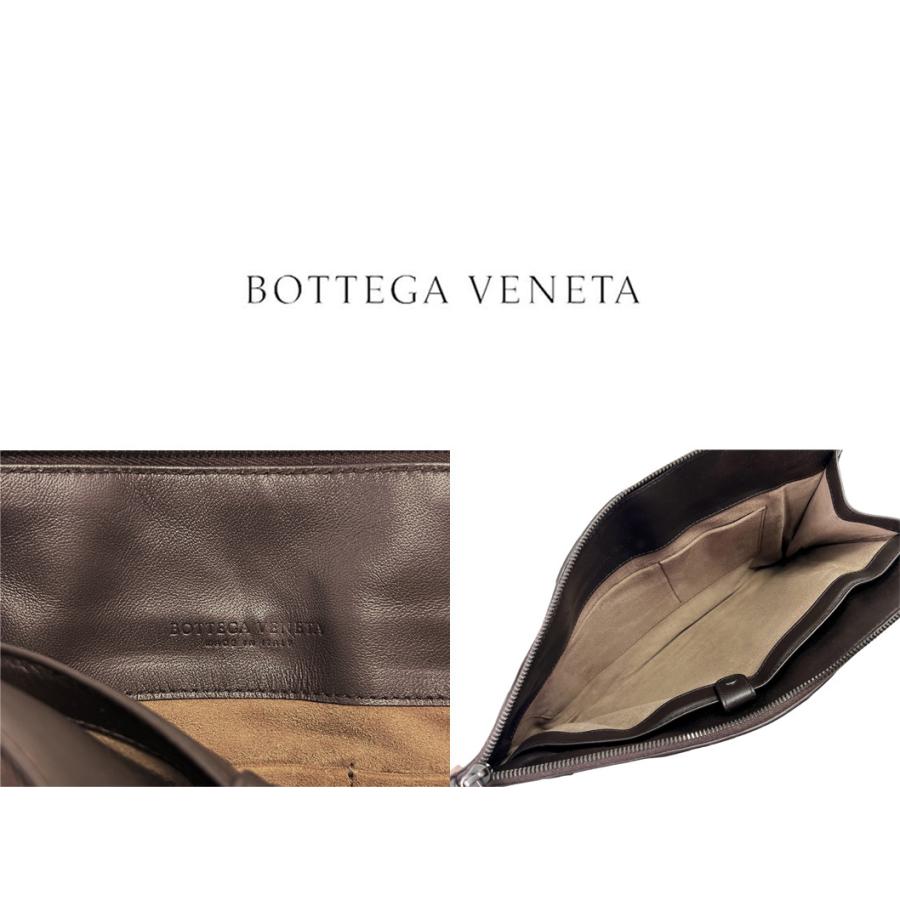 J125 BOTTEGA VENETA ボッテガヴェネタ イタリア製 ドキュメントケース イントレ ナッパ x リアルクロコ メンズ 新品 ★ 2129 ESPRESSO.の画像