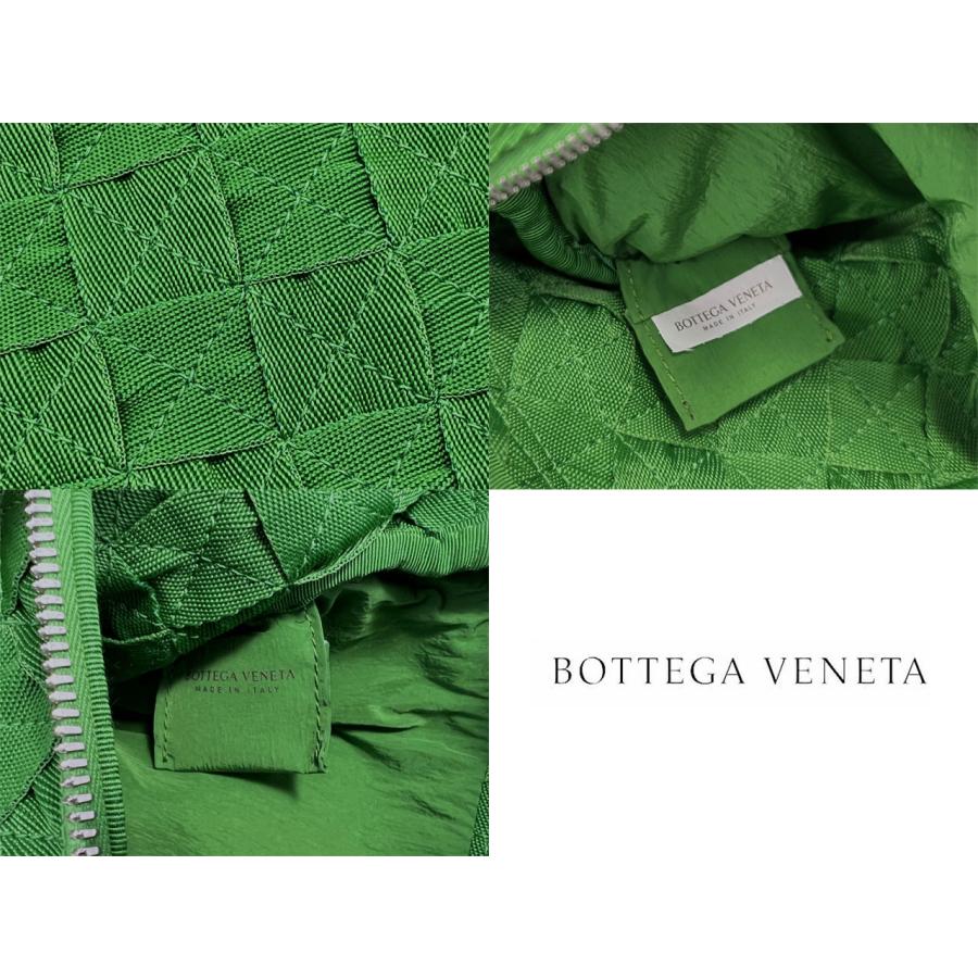 J247.. BOTTEGA VENETA ボッテガ ヴェネタ トートバッグ ポーチ 2WAY ナイロン 折りたたみ イタリア製 メンズ 新品 ★ 3720 GRASSの画像