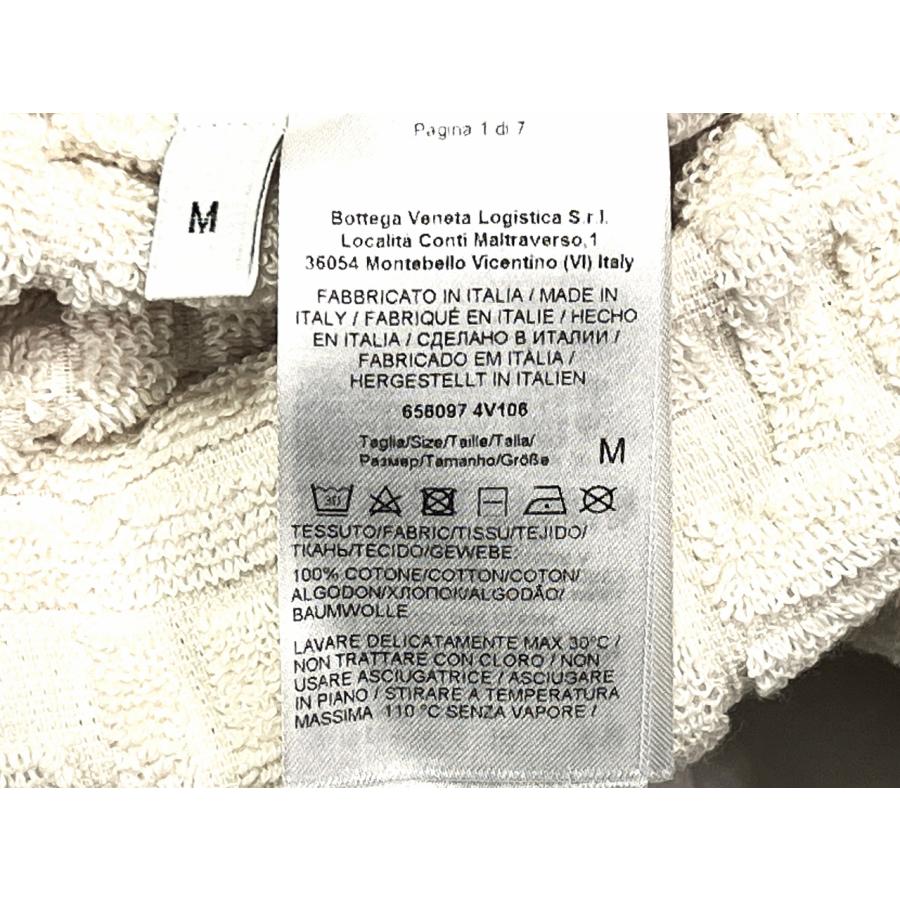 K179-M BOTTEGA VENETA ボッテガヴェネタ バスローブ テリークロス ジャガード織 グラフィック模様 イタリア製 ★ 2945 STRING_6