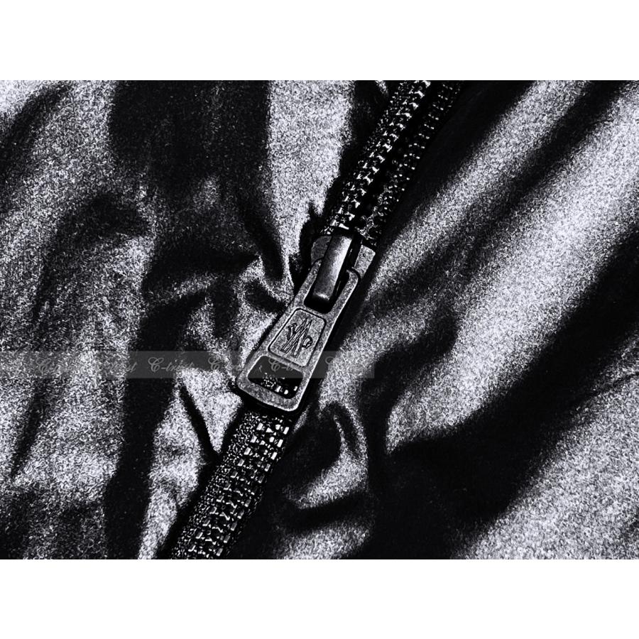 K409-1.. MONCLER POLARTEC モンクレール ポーラテック VITARI ブルゾン コラボ ロゴ 新品 ★ ブラックの画像