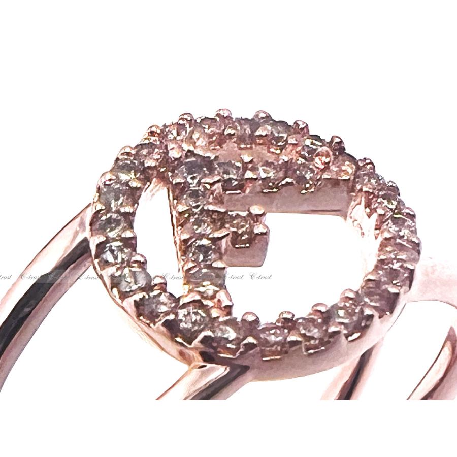 K769-M.. FENDI フェンディ RING リング 指輪 F is チャーム ロゴ イタリア製 アクセ ジュエリー 8AG9306DMF089U 新品 ★ ピンクゴールド｜c-trust｜04