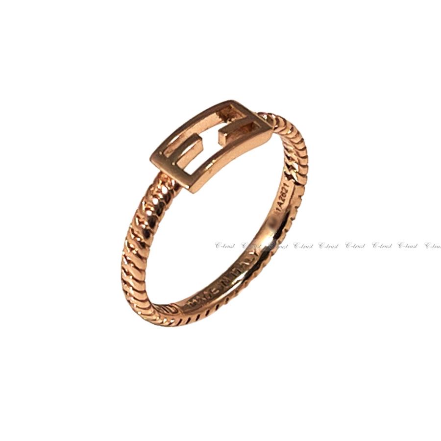 FENDI K903- フェンディ リング RING 指輪 バゲット リンク FENDI K903- フェンディ リング RING 指輪 バゲット リンク