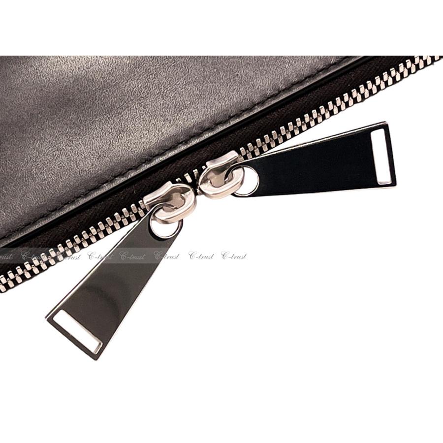 K980-FD.. BOTTEGA VENETA ボッテガ ヴェネタ クラッチバッグ BAG ドキュメント ケース リアルクロコ カーフ イタリア製 ★ 2122 FONDENTEの画像