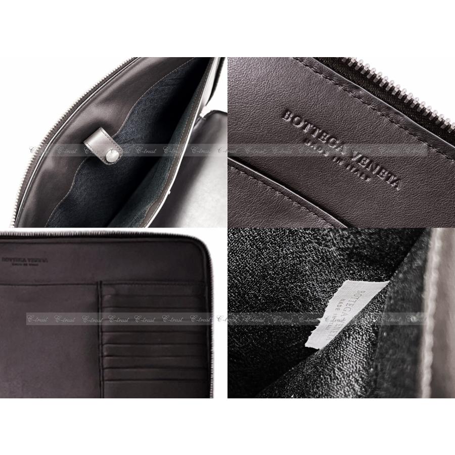 K980-FD.. BOTTEGA VENETA ボッテガ ヴェネタ クラッチバッグ BAG ドキュメント ケース リアルクロコ カーフ イタリア製 ★ 2122 FONDENTEの画像