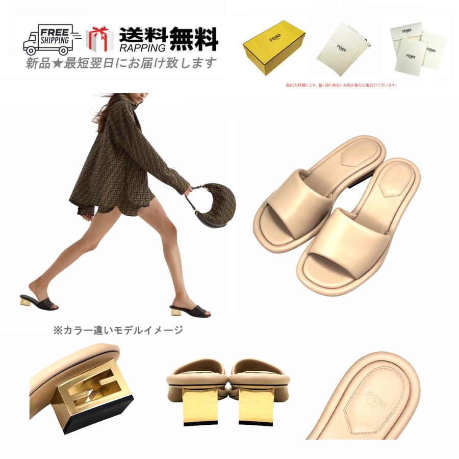 FENDI L103-BE-37.. フェンディ サンダル シューズ FF BAGUETTE
