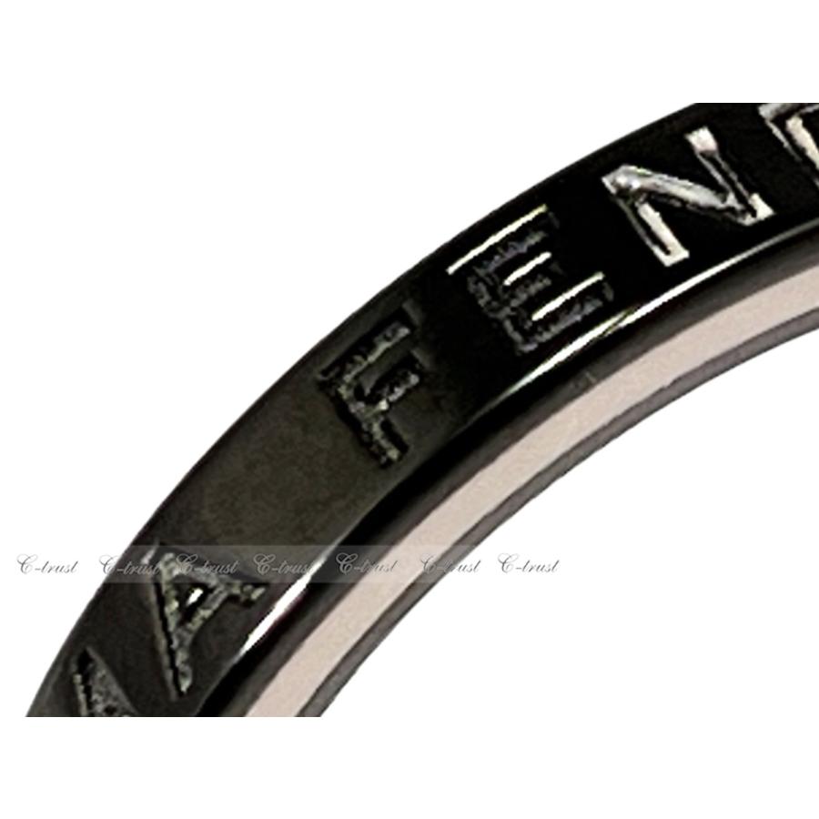 FENDI L161-M.. フェンディ リング RING 指輪 ルテニウム ロゴ FENDI L161-M.. フェンディ リング RING 指輪 ルテニウム ロゴ