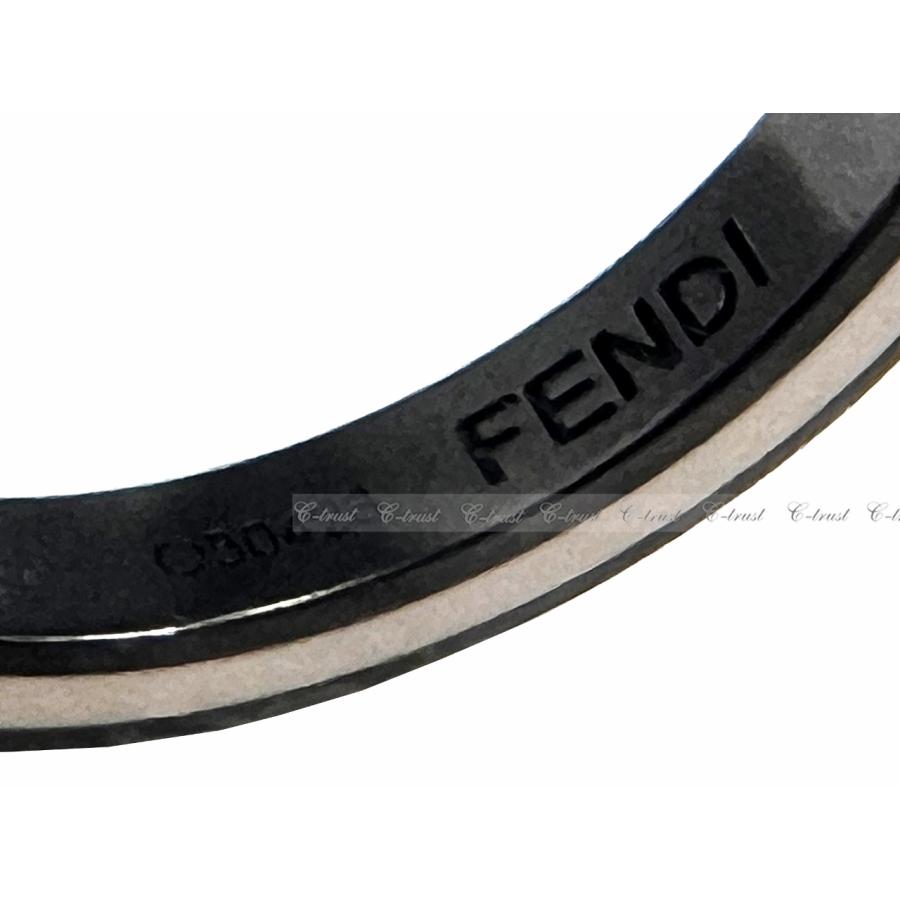 FENDI L161-M.. フェンディ リング RING 指輪 ルテニウム ロゴ FENDI L161-M.. フェンディ リング RING 指輪 ルテニウム ロゴ