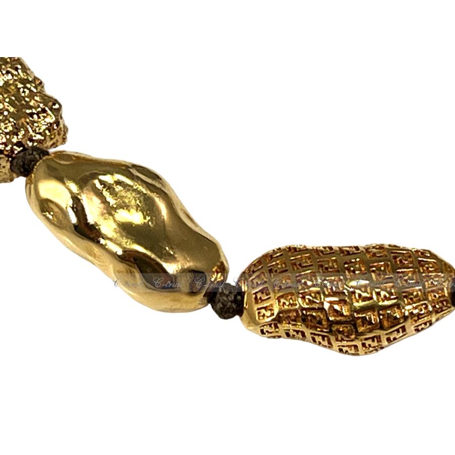 FENDI L166.. フェンディ ブレスレット FF ピーナッツ コード