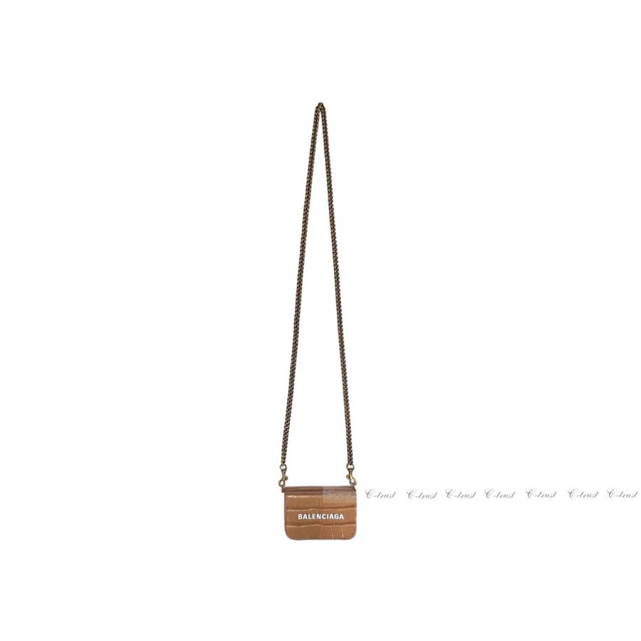 ☆バレンシアガ ウォレットチェーン☆ BALENCIAGA（バレンシアガ）/ 三つ折り財布+ウォレットチェーン / CASH