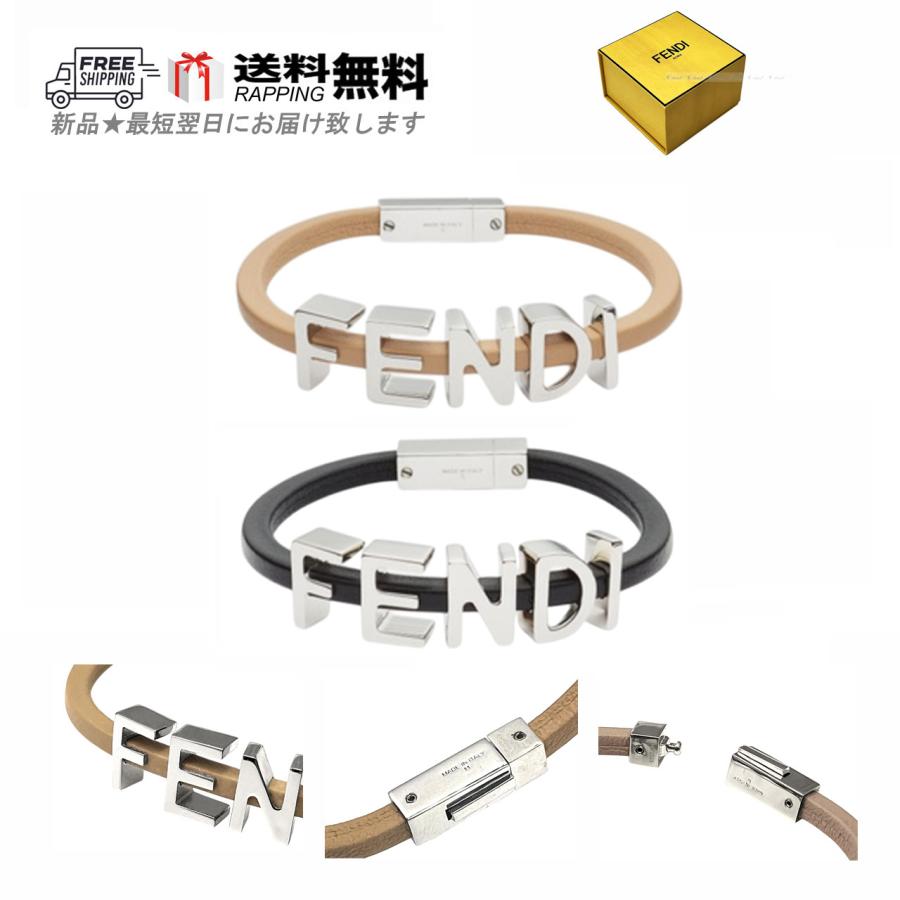 FENDI ブレスレット FENDI ブレスレット フェンディ グラフィ レザー ロゴ (FENDI
