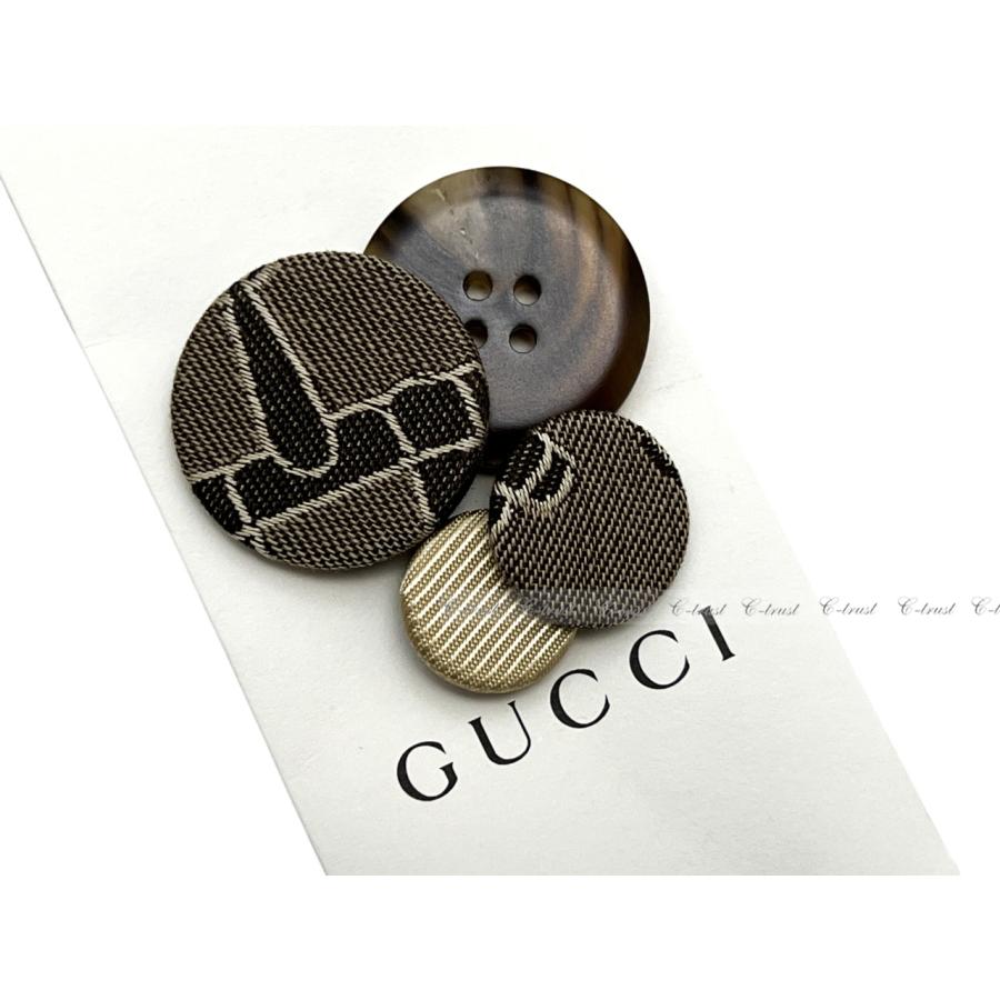 L366-46.. GUCCI グッチ ジャケット JK テーラード MAXI HORSEBIT ホースビット ワッペン ロゴ ダブル イタリア製 新品 ★ 9549 ベージュの画像