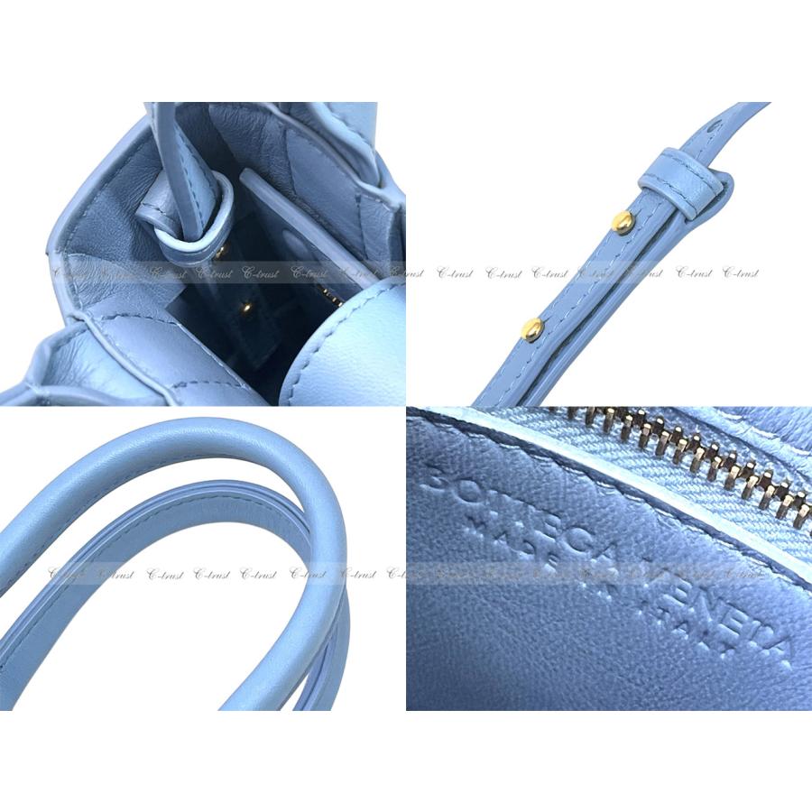 L382- BOTTEGA VENETA ボッテガ ヴェネタ カセット ショルダーバッグ BAG ミニトート ストラップ ナッパ イタリア製 新品の画像