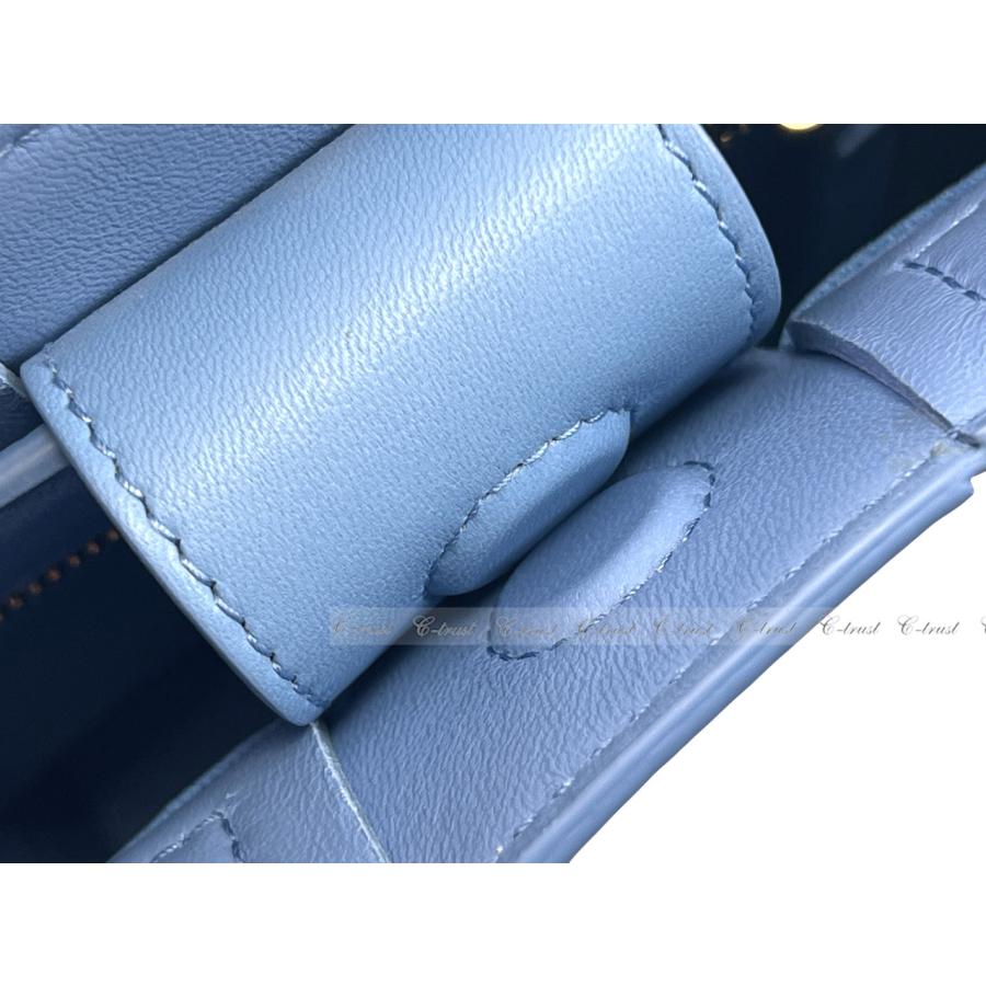 L382.. BOTTEGA VENETA ボッテガ ヴェネタ カセット ショルダーバッグ BAG ミニトート ストラップ ナッパ イタリア製 ★ 8546 WINDSWEPTの画像