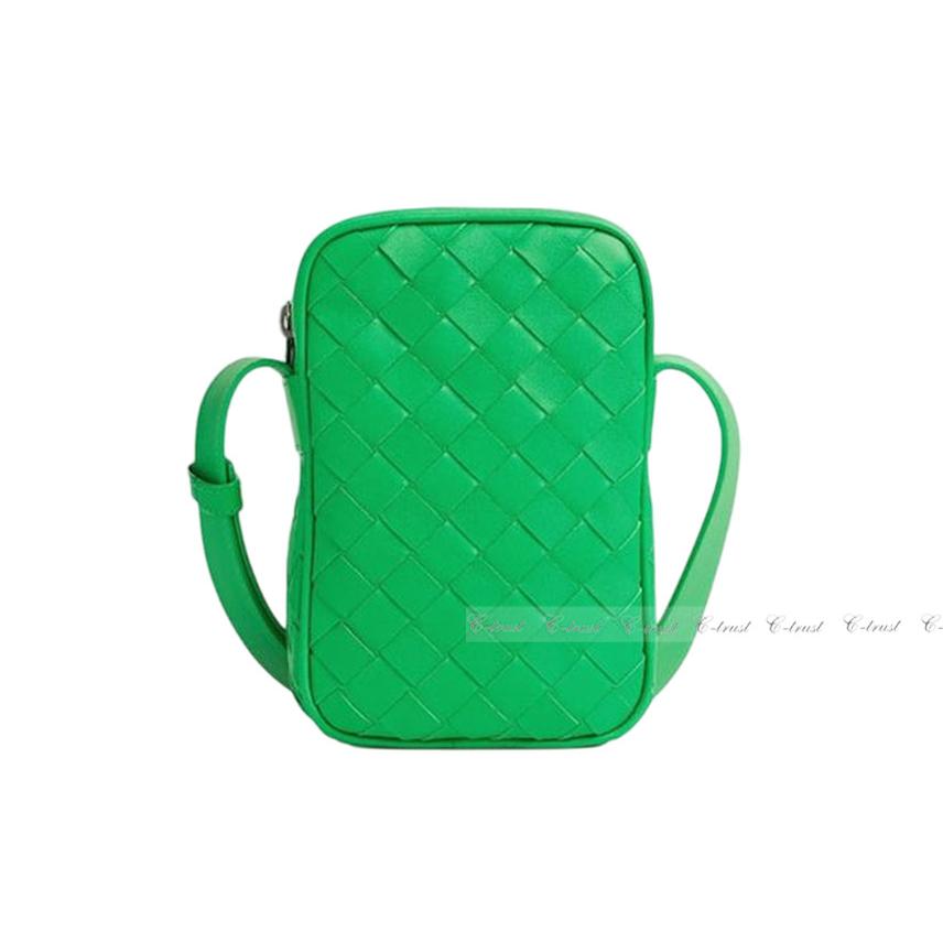 L395- BOTTEGA VENETA ボッテガ ヴェネタ ショルダーバッグ BAG PHONE CASE ストラップ カーフ イタリア製 新品の画像