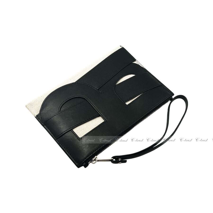 L456.. BOTTEGA VENETA ボッテガ ヴェネタ バッグ BAG スモール BV ポーチ クラッチ ドキュメントケース イタリア製 ★ 3164 アイボリーの画像