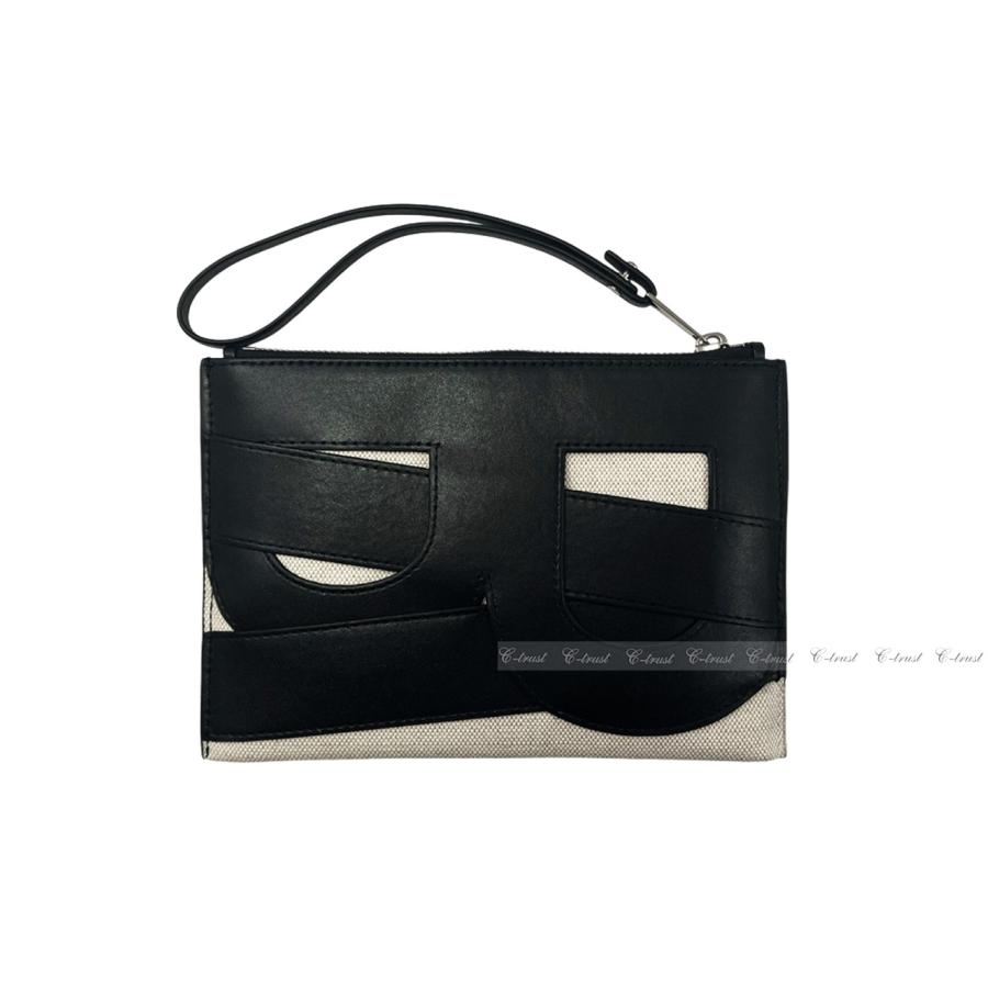 L456.. BOTTEGA VENETA ボッテガ ヴェネタ バッグ BAG スモール BV ポーチ クラッチ ドキュメントケース イタリア製 ★ 3164 アイボリーの画像