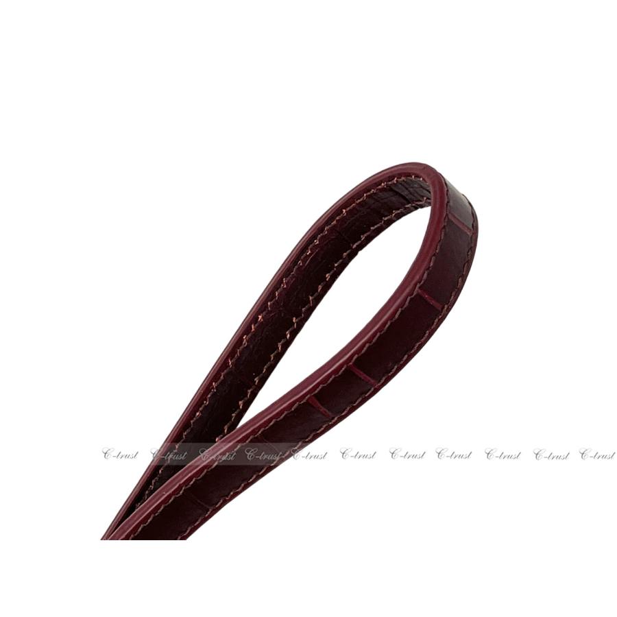 Balenciaga　ストラップ付きカードケース バレンシアガ】レザー カードホルダー＆ポーチ ストラップ付き