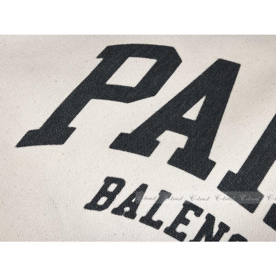 L607.. BALENCIAGA バレンシアガ トートバッグ BAG JUNBO TOTE L キャンバス CITES SERIES PARIS パリ イタリア製 新品 ★ 9911 NATURALの画像