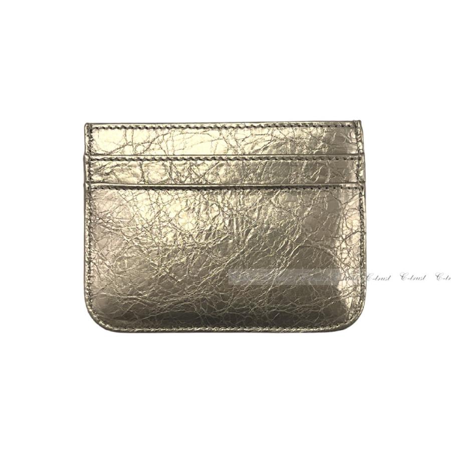 L617.. BALENCIAGA バレンシアガ 財布 MONACO CARD HOLDER カードケース クレカ 名刺 イタリア製 新品 ★ 9706 STONG BEIGE_3