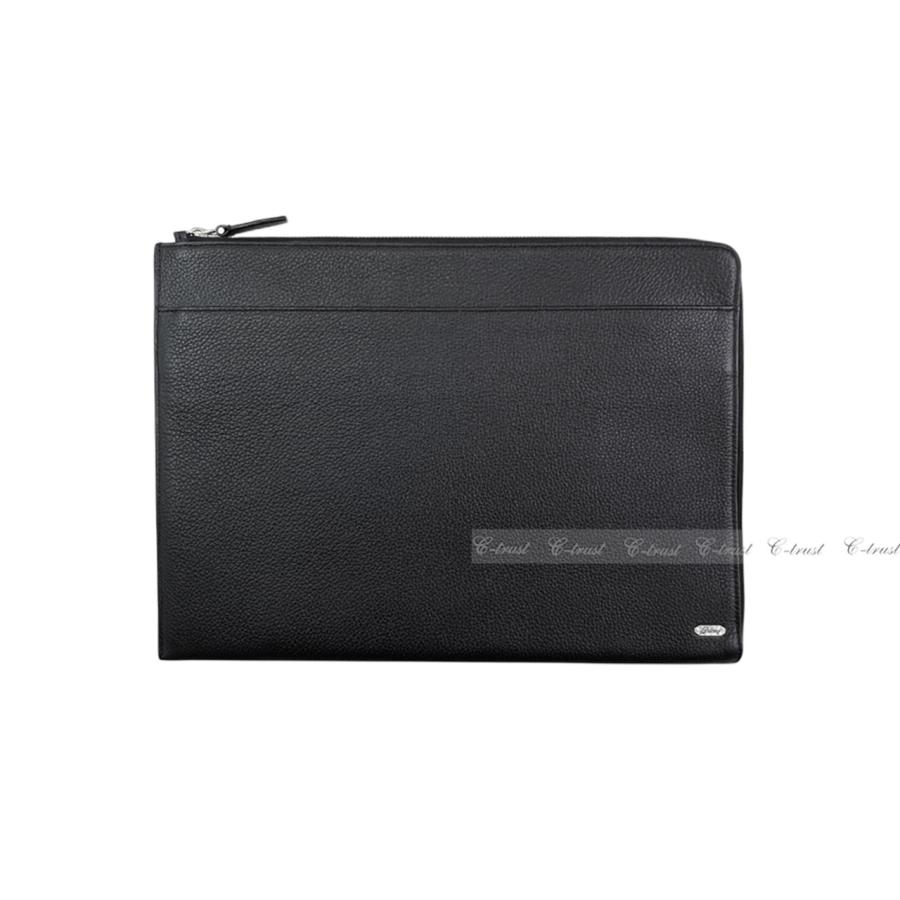 L647.. Brioni ブリオーニ BAG バッグ ドキュメントケース クラッチ ビジネス A4 レザー ロゴ イタリア製 新品 ★ 1028 ブラックの画像