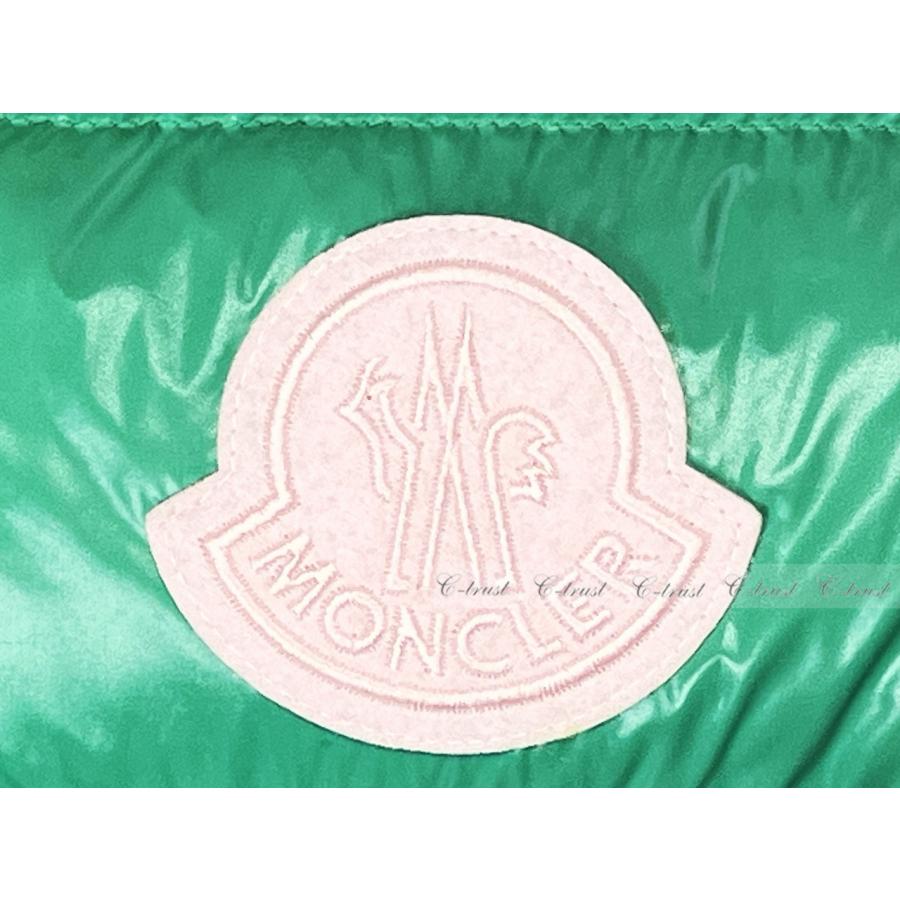 L671-2.. MONCLER モンクレール PARKE ダウン ベスト メンズ パッチ ロゴ 新品 ★ 850 グリーンの画像