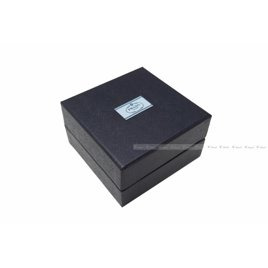 L701-85.. PRADA プラダ ベルト BELT リアル クロコ クロコダイル ビジネス バックル ロゴ メンズ 最高級 新品 ★ ブラックの画像