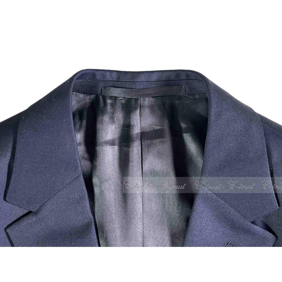 L794-50R.. PRADA プラダ ジャケット JK テーラード フォーマル シングル ビジネス メンズ イタリア製 新品 ★ ダークネイビーの画像