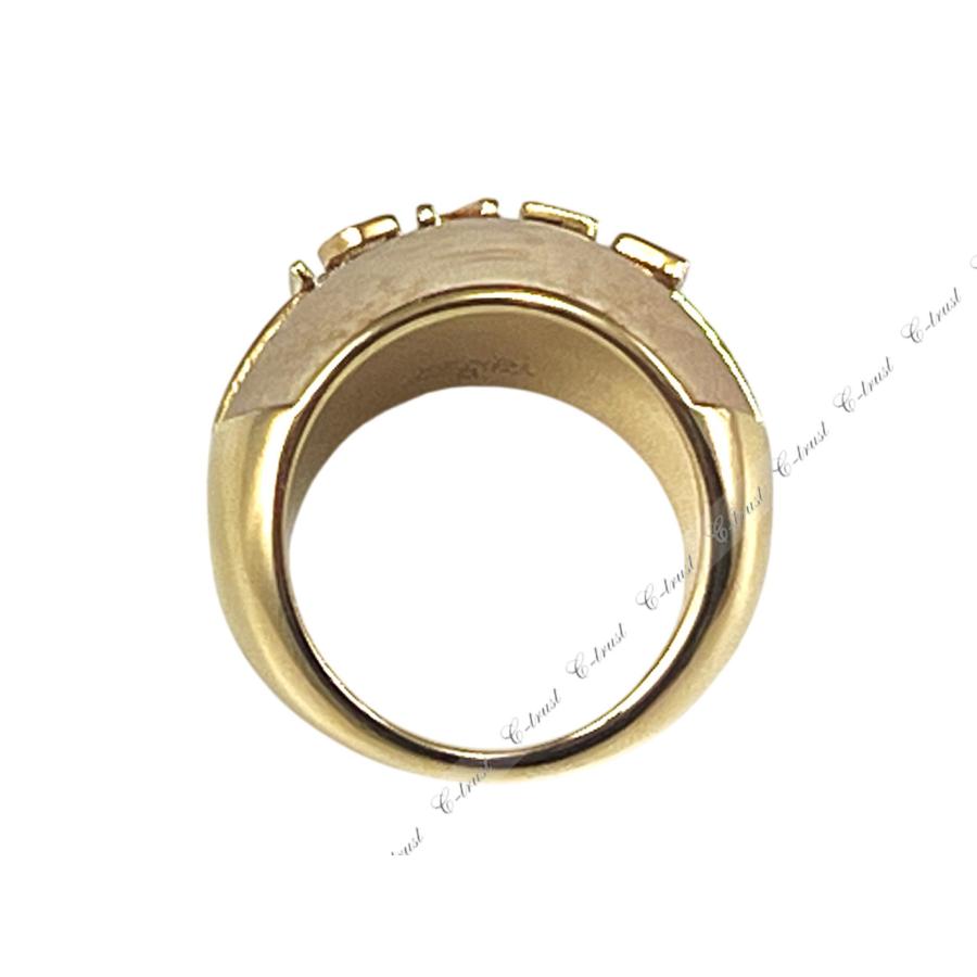FENDI（フェンディ） L798-M.. FENDI RING リング 指輪 ウッド ロゴ