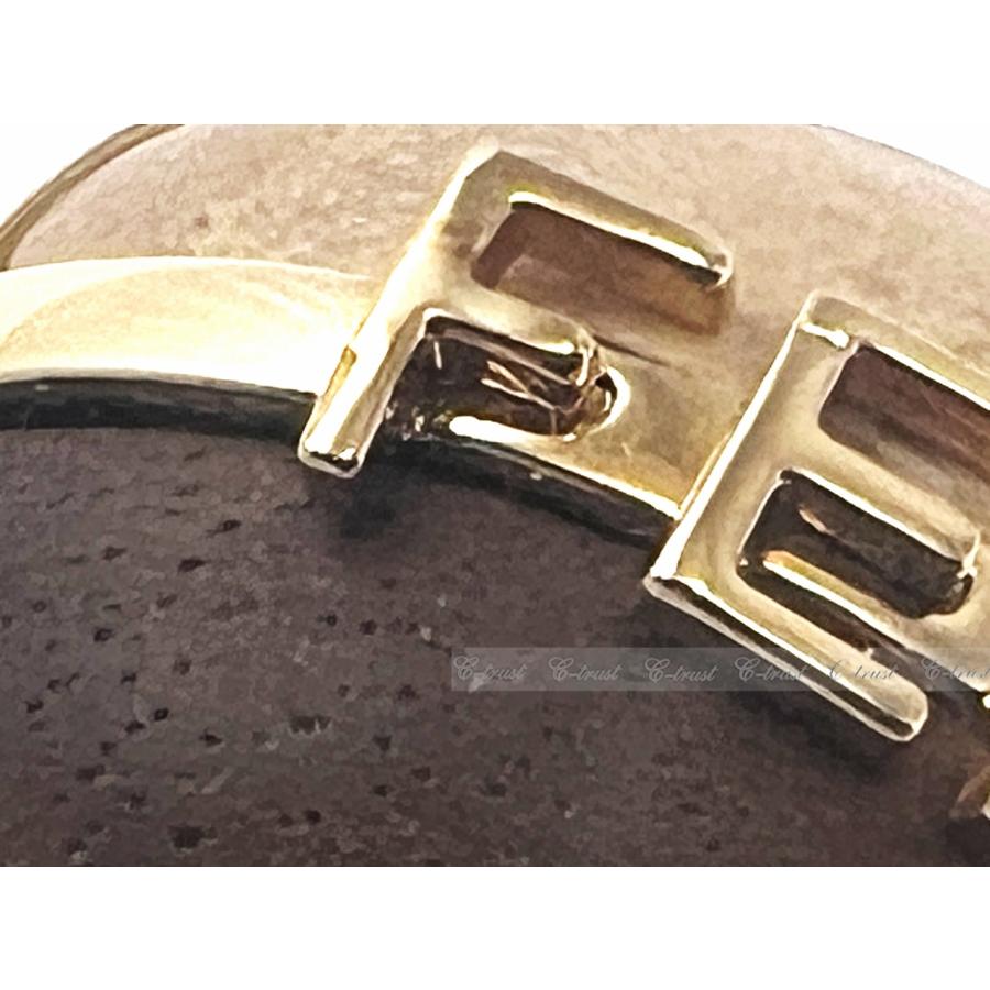 FENDI（フェンディ） L798-M.. FENDI RING リング 指輪 ウッド ロゴ