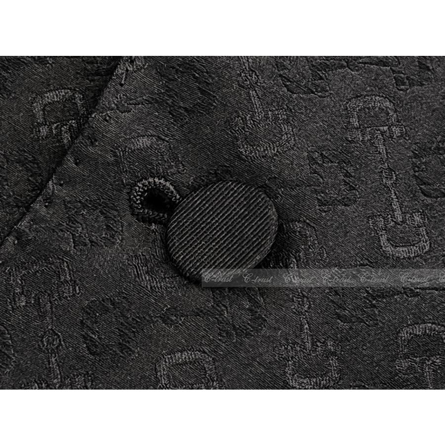 L820-46.. GUCCI グッチ ジャケット JK ホースビット テーラード フォーマル ピークドラペル シングル メンズ イタリア製 新品 ★ 1000 ブラックの画像