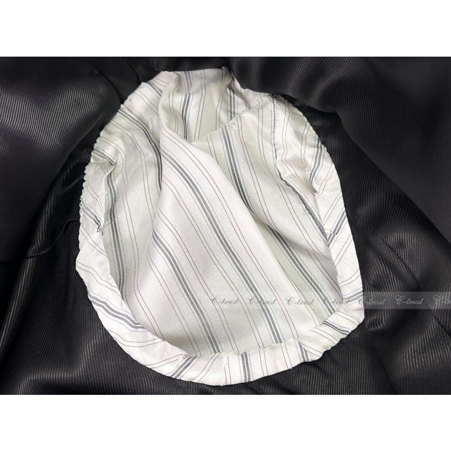 L820-46.. GUCCI グッチ ジャケット JK ホースビット テーラード フォーマル ピークドラペル シングル メンズ イタリア製 新品 ★ 1000 ブラックの画像